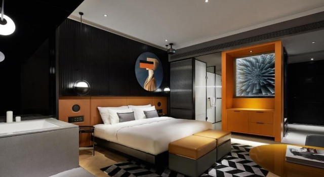 Двухместный номер Standard с красивым видом из окна SEYA Panoramic Hotel Chengdu Tianfu Square, Chunxi Road