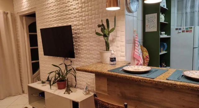 Апартаменты c 1 комнатой Apartamentos Gonzaga Lado Shopping Miramar