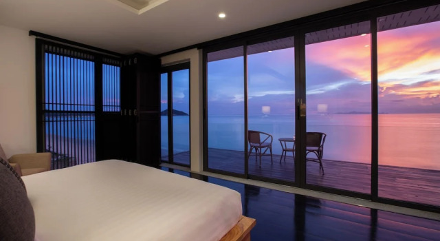 Вилла с 3 комнатами с балконом Villa U - 3BR Beachfront Haven