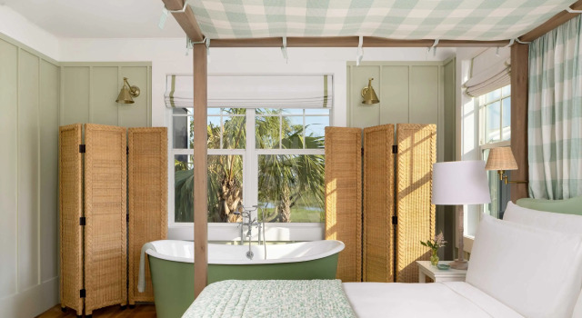 Люкс с ванной Seabrook с 2 комнатами The Dunlin, Auberge Collection
