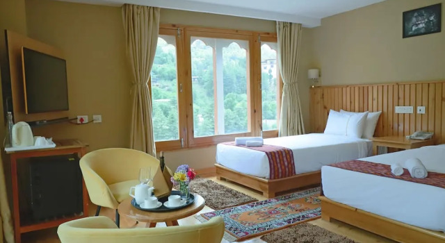 Habitación doble De lujo con balcón Cholay khangzang