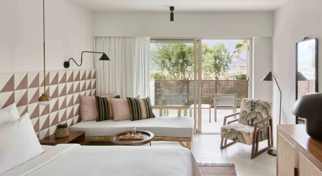 Бунгало with side sea view Phāea Cretan Malia, a Member of Design Hotels
