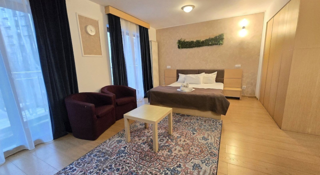 Студия с балконом Decebal Residence Apartments