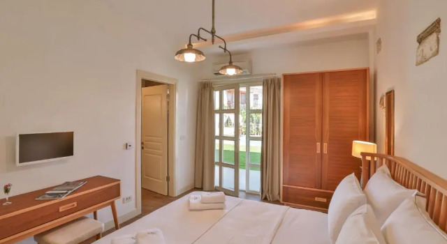 Двухместный номер Standard Цокольный этаж с видом на бассейн Kose Konak Butik Hotel-Special