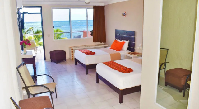 Номер Premium с видом на море Hacienda Morelos Beachfront Hotel
