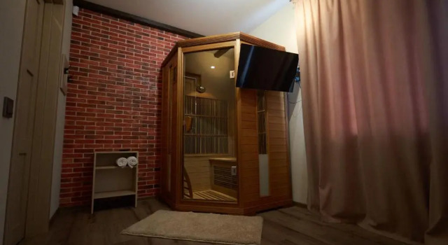 Апартаменты Apartment on Pobeda 4 with sauna
