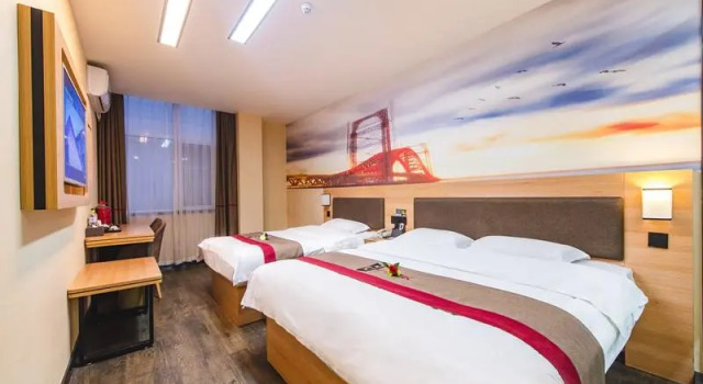 Люкс Business Thank Inn Hotel Shandong Qingdao Pingdu City Xinhe County Yanwei Road