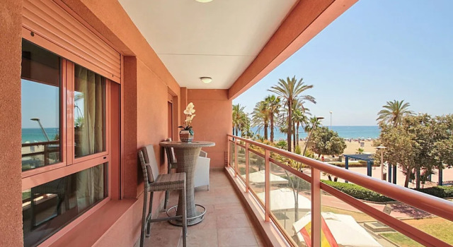 Апартаменты с 3 комнатами с балконом Sea view terrace apartment wifi parking