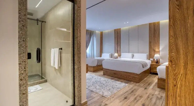 Четырёхместный номер Standard c 1 комнатой с видом на сад Pyramids Yard Hotel