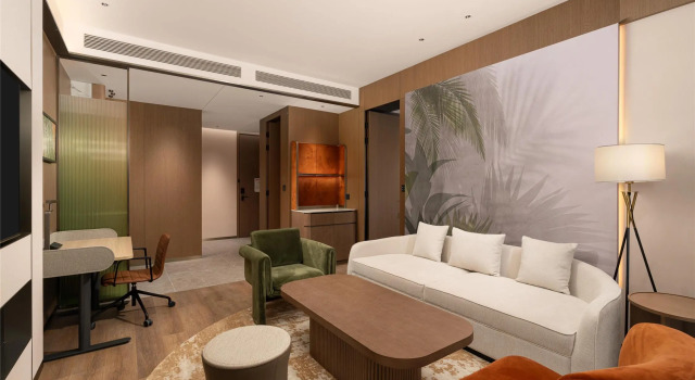 Люкс Deluxe Hilton Garden Inn Shanwei Luhe