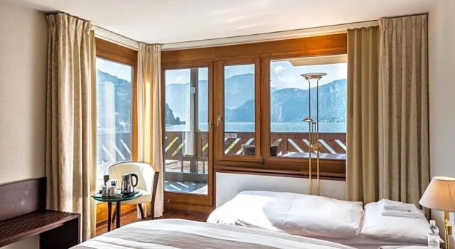 Номер Standard с видом на озеро Seehotel Sternen