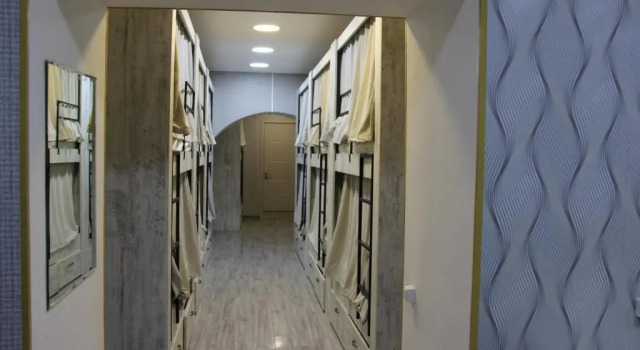 Кровать в общем номере Blossom Hostel