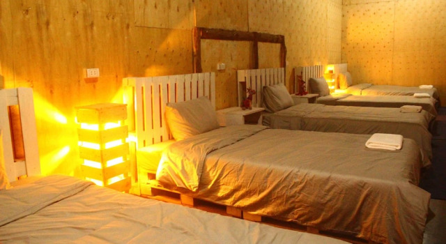 Кровать в общем номере Sapa Terrace View Homestay - Hostel