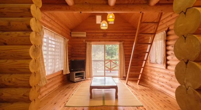 Log Cabin Kinoko No Sato, Prenota Casa vacanze Hotel a Kyushu con parcheggio, Parcheggio