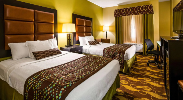 Четырёхместный номер Standard Best Western PLUS Wilmington/Carolina Beach