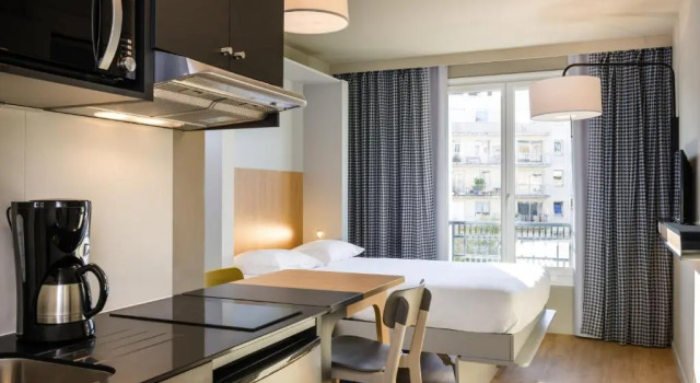 Двухместная студия Aparthotel Adagio Access La Défense Puteaux