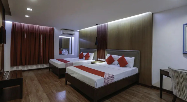 Suite 1 sypialnia Capital O 740 Bliss Hotel Dau