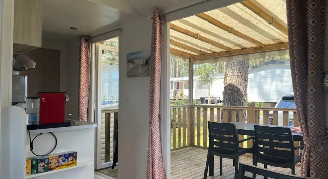 Бунгало с 2 комнатами с видом на сад Bungalow 4-6 personnes Dunes de Contis