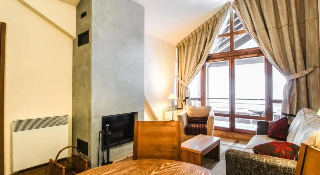 Les Terrasses d'Eos, 1-bed apartment with fireplace, Ski in, Ski out, Забронировать Апартаменты/квартира Отели Араш-ла-Фрас с бассейном, рядом с Поле для гольфа Flaine Les Carroz, Бассейн