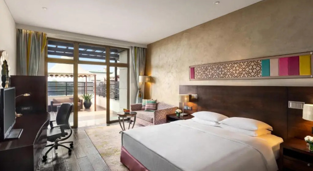 Двухместный номер Deluxe с террасой Hilton Jaipur