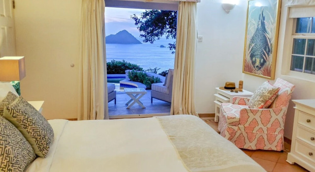 Beautiful cliffside 3 bedroom villa - Saline Reef 3 Villa by RedAwning, Book Villa Cottages in Cap Estate, Cottage
