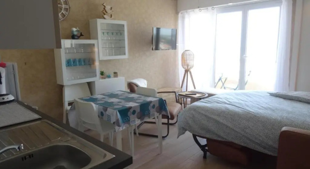 Studio alcôve, vue mer, 4 personnes, Saint Jean de Monts
