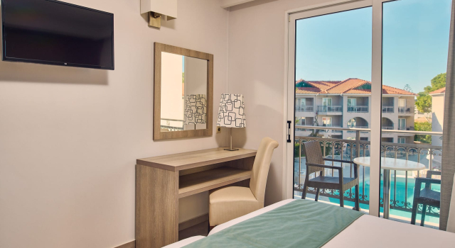 Двухместный номер Cozy с видом на бассейн Tsilivi Beach Hotel Zakynthos