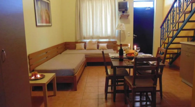 Студия с видом на море Paraktio Beach Apartments