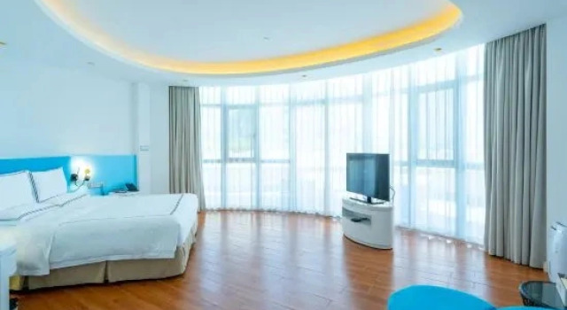Люкс c 1 комнатой с видом на океан Sanya Wuzhizhou Coral Hotel