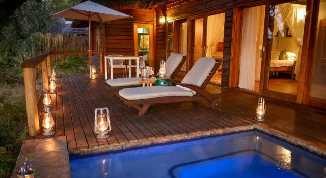 Люкс с балконом Lion Sands Narina Lodge