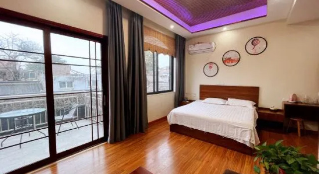 Люкс Deluxe Cangzhou Huiju Huaxilou Homestay