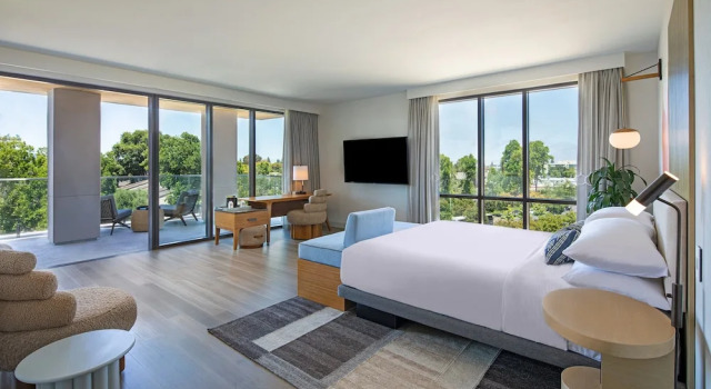 Двухместный номер Deluxe с балконом Hotel Citrine, Palo Alto, a Tribute Portfolio Hotel