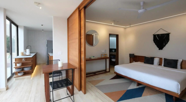 408 Luxurious at Aldea Zama 1br, King Bed, Private Rooftop Pool, Prenota Hotel Zama 