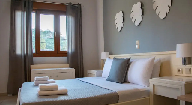Апартаменты Deluxe с балконом и с видом на город Horizon Apartments Platanias
