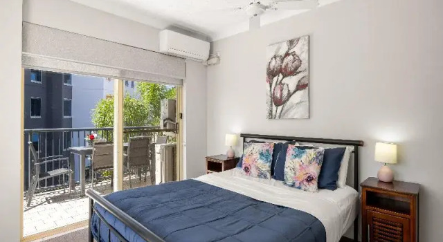 Апартаменты с 2 комнатами с балконом и с видом на сад Bayview Beach Holiday Apartments