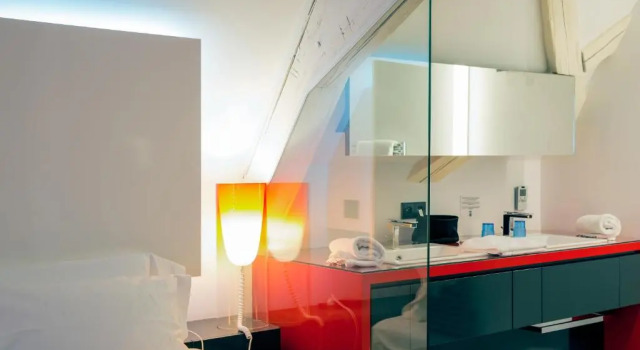 Люкс с красивым видом из окна Le B. Suites, Chambres & Restaurant