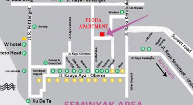Апартаменты Deluxe Flora Apartment Bali