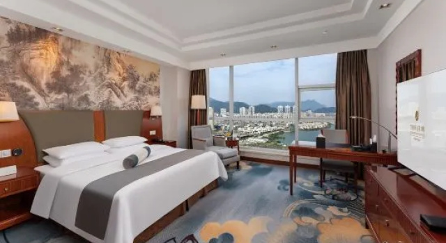 Двухместный номер Deluxe с видом на озеро Grand New Century Hotel Ninghai Jinhai