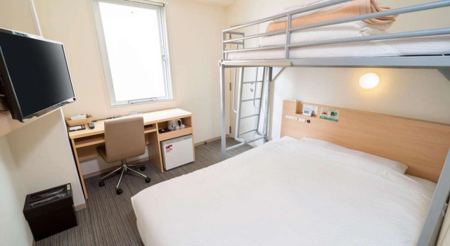 Четырёхместный номер Standard Super Hotel Asakusa