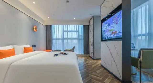 Люкс Deluxe Ningbo Qingteng Yisu Hotel (Beilun Rongji Plaza Branch)