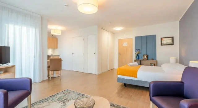 Одноместный номер Standard Quality Aparthotel Rochefort