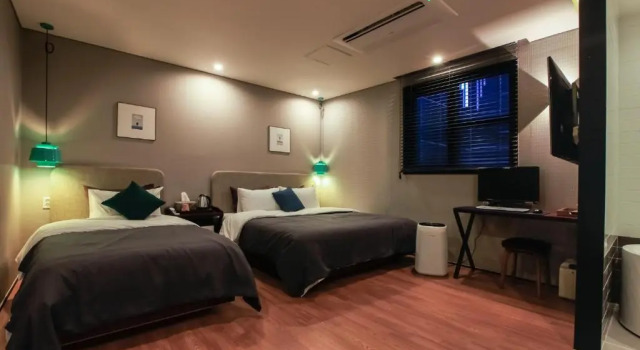 Двухместный номер Deluxe Brown Dot Yangjeong