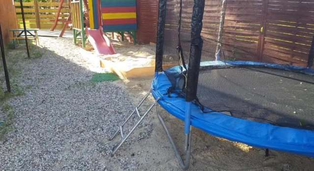 Кровать в общем номере Domki i pokoje ,,Pod Palmami" w centrum