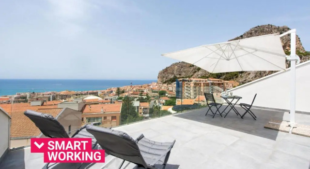 Апартаменты Una Terrazza Vista Mare su Cefal