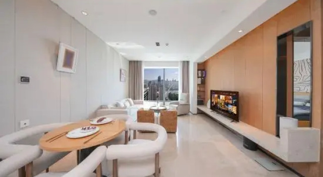 Люкс Yuelan Seaview Hotel Apartment (Qingdao May Fourth Square China Railway Center)