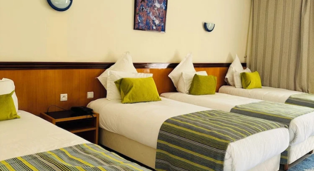 Четырёхместный номер Deluxe с видом на город Hotel Idou Tiznit