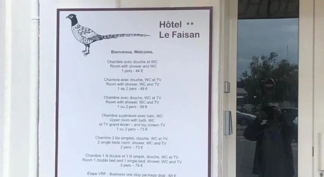 Номер Economy Hôtel Le Faisan