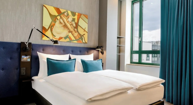 Номер Standard с красивым видом из окна Motel One Mannheim