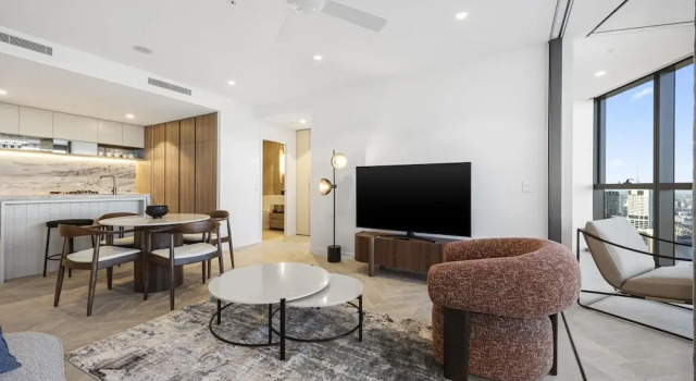 Люкс с 2 комнатами Queens Wharf Apartments