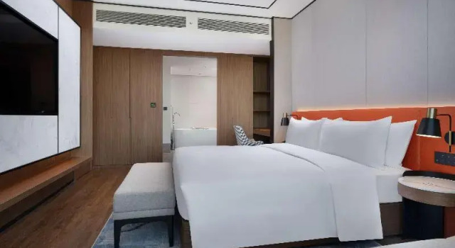 Люкс с видом на реку Hilton Garden Inn Bazhong Bazhou